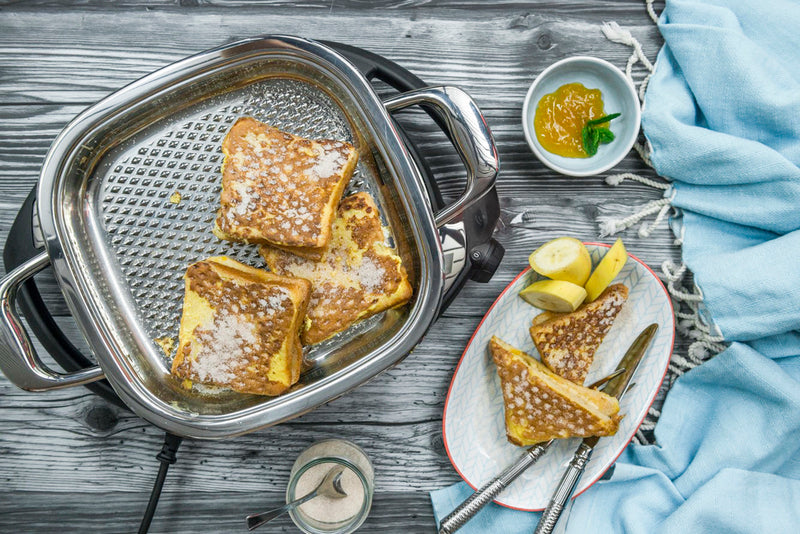 French toast in AbyAMC grill pan