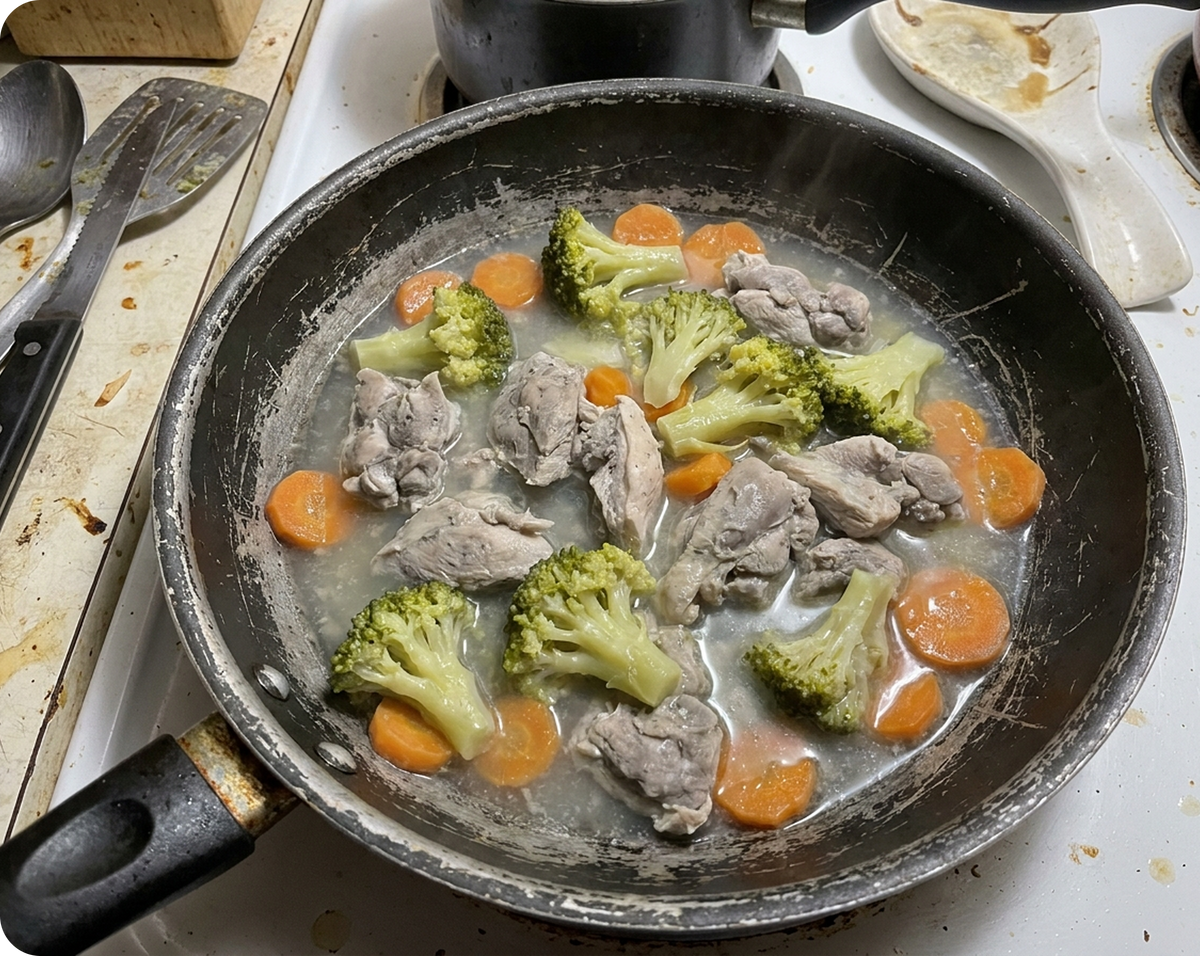 BEFORE · the everyday pan